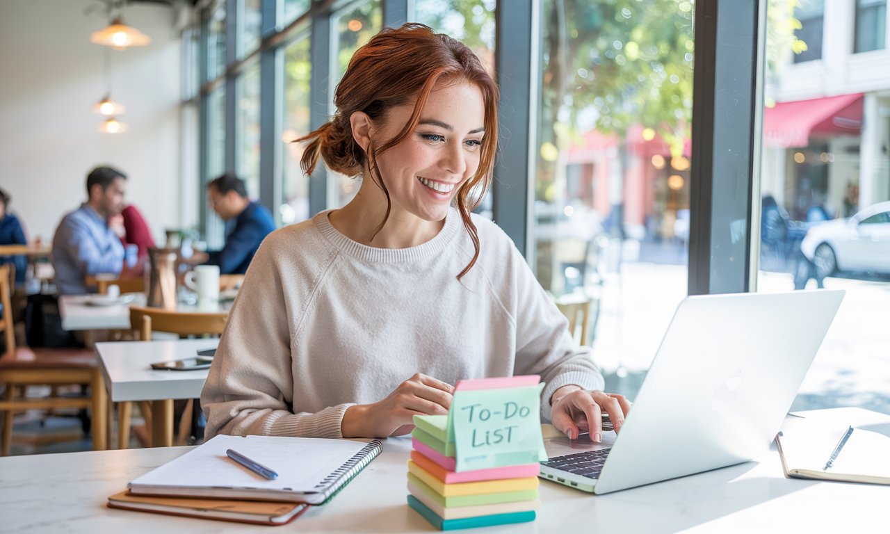 A focused woman working with a “To-Do List” shows the mindset needed to end the cycle of procrastination and boost daily momentum.